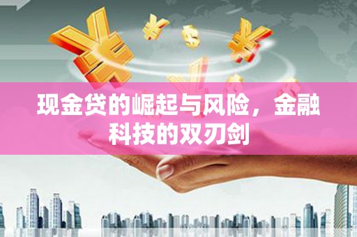 宜章现金贷的崛起与风险，金融科技的双刃剑