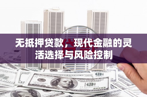 宜章无抵押贷款，现代金融的灵活选择与风险控制
