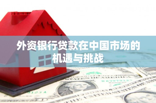宜章外资银行贷款在中国市场的机遇与挑战