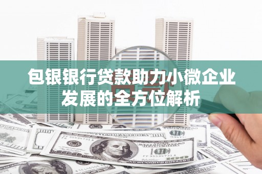 宜章包银银行贷款助力小微企业发展的全方位解析