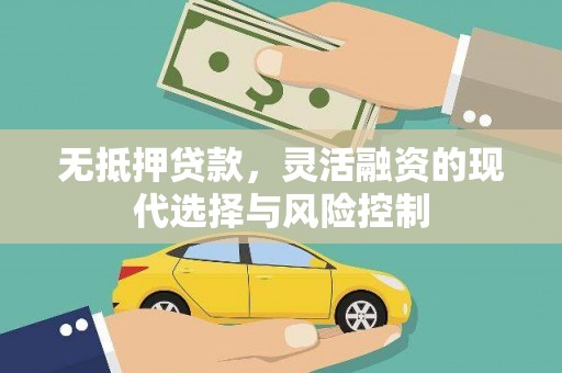宜章无抵押贷款，灵活融资的现代选择与风险控制