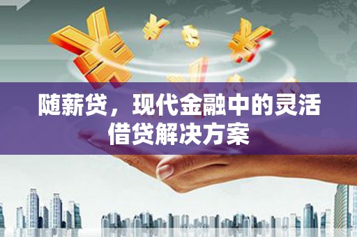 宜章随薪贷，现代金融中的灵活借贷解决方案