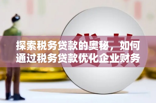 宜章探索税务贷款的奥秘，如何通过税务贷款优化企业财务