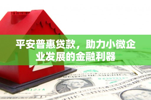 宜章平安普惠贷款，助力小微企业发展的金融利器