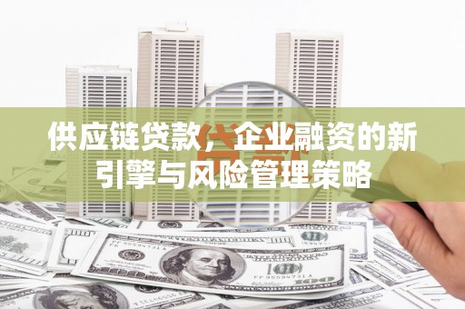 宜章供应链贷款，企业融资的新引擎与风险管理策略