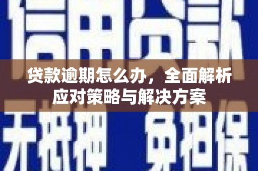 宜章贷款逾期怎么办，全面解析应对策略与解决方案